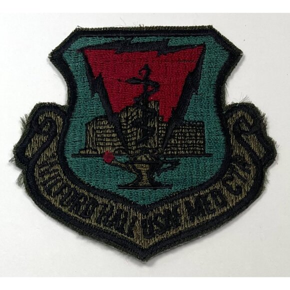 USAF Wilford Hall MED CTR Medical Embroidered 2.75" Iron-On PATCH Lackland AFB - Picture 1 of 2
